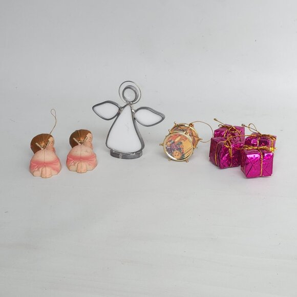 PRECIOUS Christmas Angel Ornament Lot of 8 BABY ANGELS - Picture 2 of 12